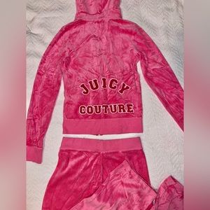 Pink Juicy Couture Tracksuit Jacket & Pants